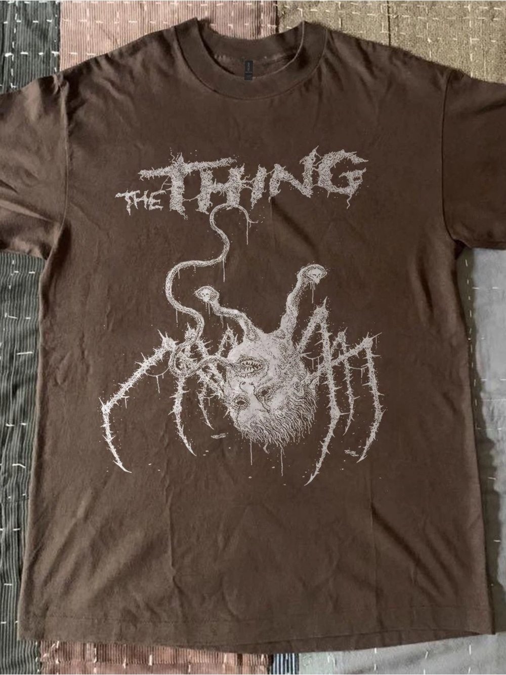 Gildan Brown Short-Sleeve 'The Thing' Graphic Tee